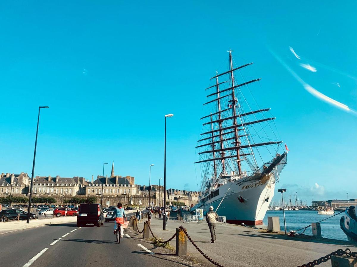 Appartement L'Emeraude A Saint Malo Intra-Muros Bagian luar foto